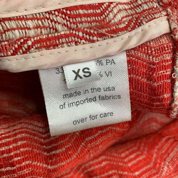 Rachel Comey Mini Dress Size XS Orange Tan Spaghetti Strap V Neck Open Back - Picture 7 of 11